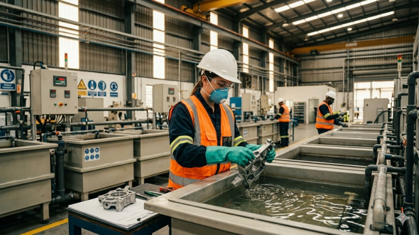 Surface treatment internship at SM Finishes Bangalore